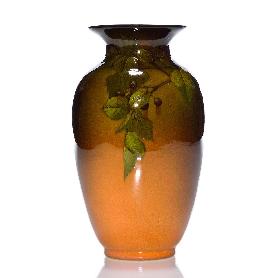 Rookwood Standard glaze vase, Zettel, 1897, 704, 8" (1 of 2)