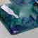 Pr Rousseau Pate de Verre cordials, Deco foliage, 3" - 3