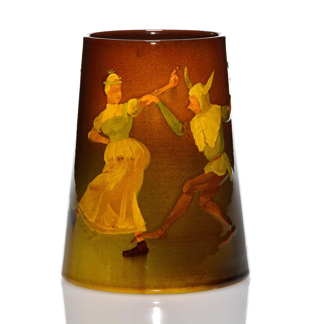 Rookwood Standard mug, dancers, Horsfall, 1894, 5 1/2" (1 of 2)