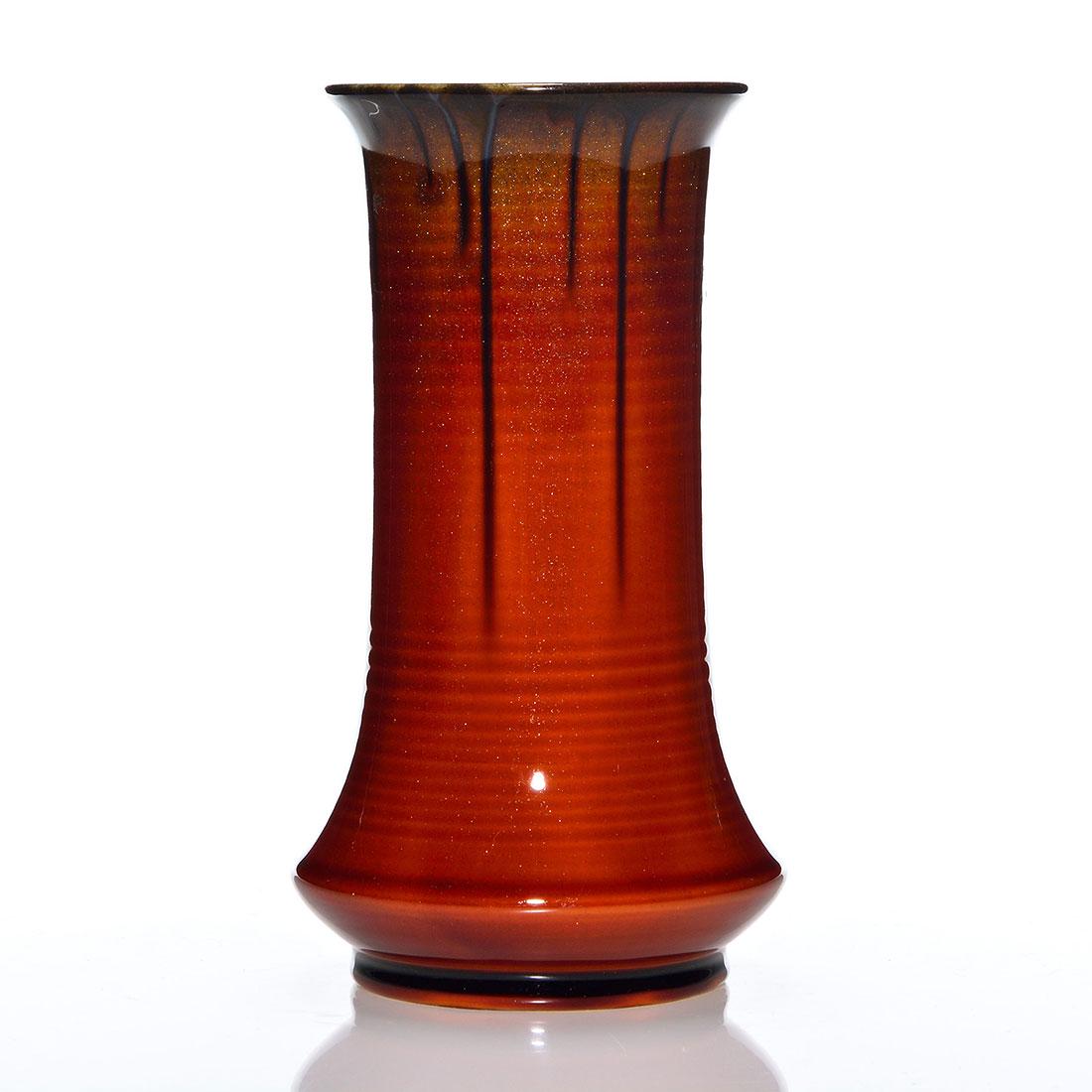 Rookwood Coromandel vase, 1933, Special Shape, 7 3/4" (1 of 2)