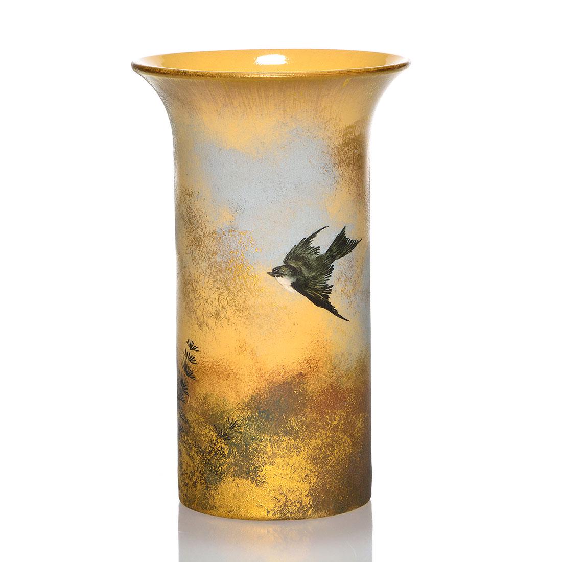 Rookwood Limoges style vase, Rettig, 1885, 28C, 6 1/2" (1 of 2)