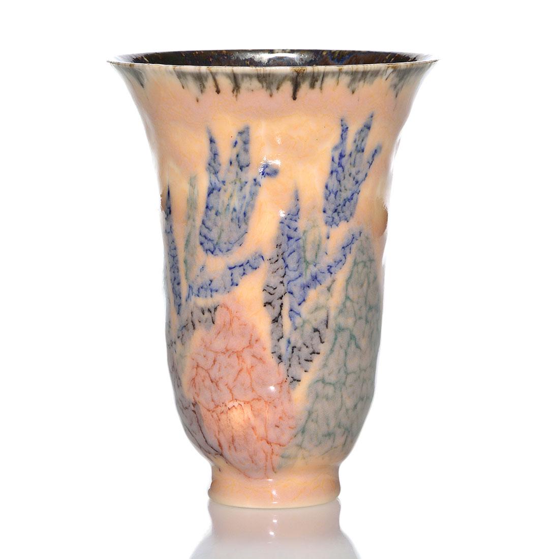 Kenton Hills Porcelains 6 1/8” vase, Hentschel, (1 of 2)
