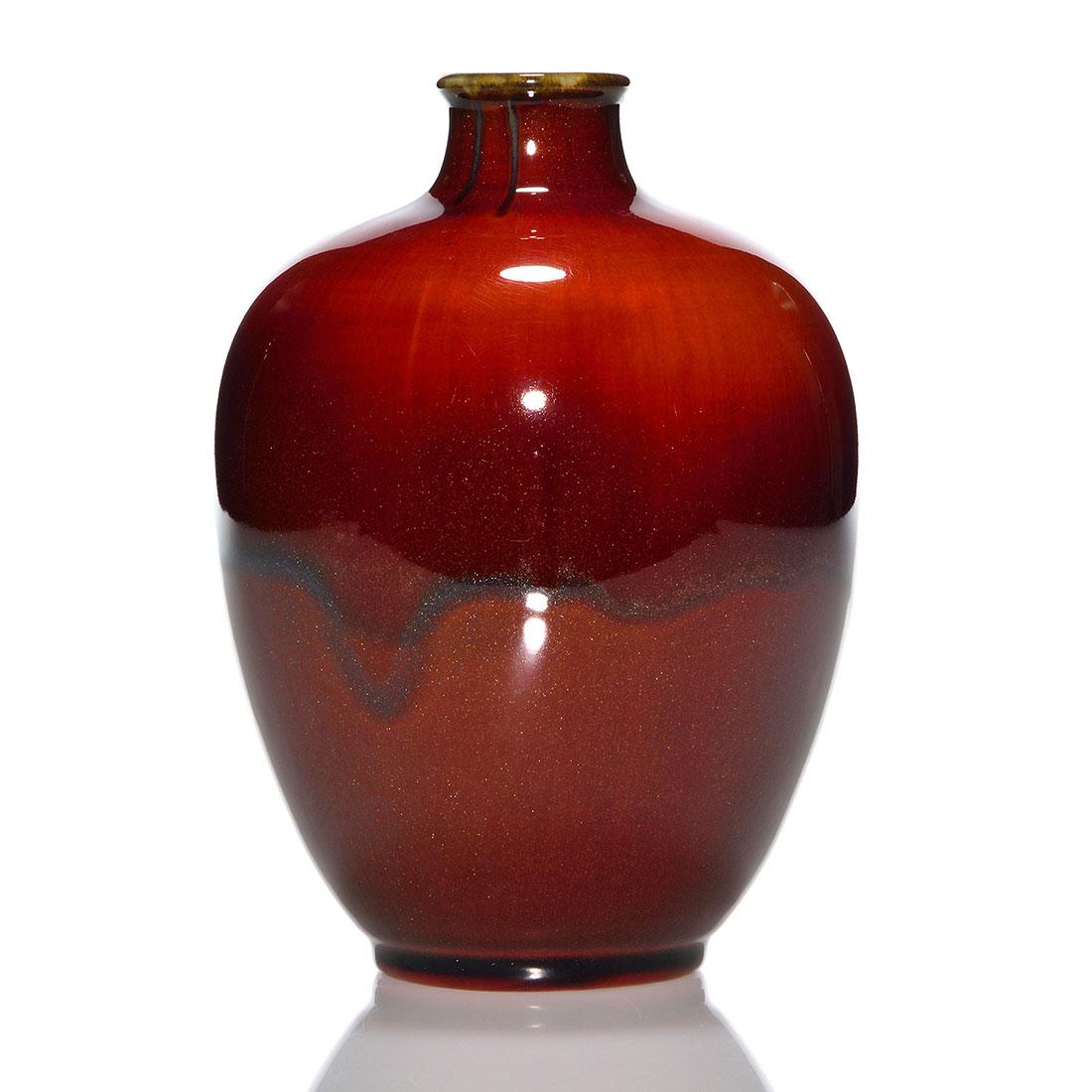 Rookwood Coromandel vase, 1932, 6317 C, 7” (1 of 2)