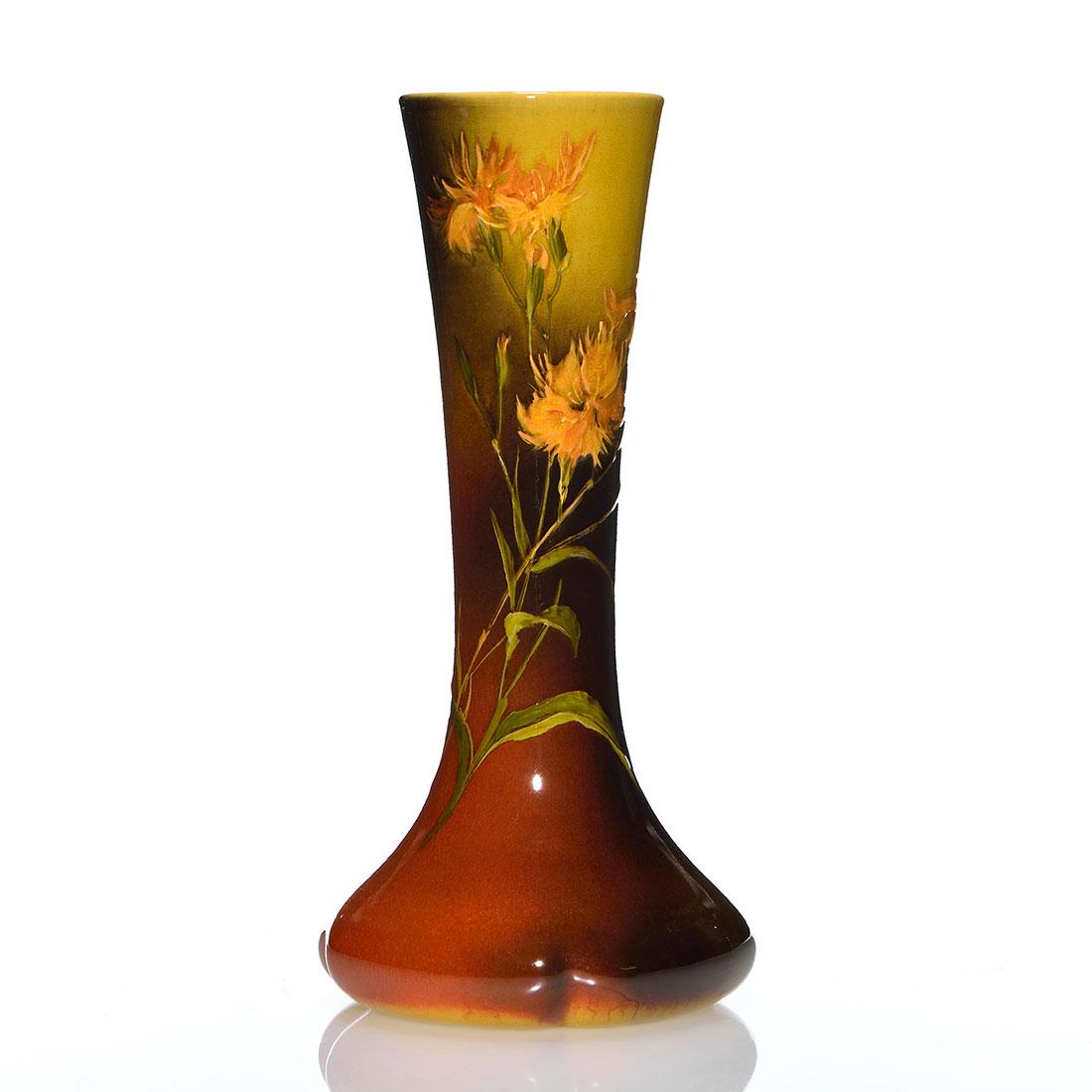 Rookwood Standard vase, Strafer, 1893, 696, 9 1/2” (1 of 2)