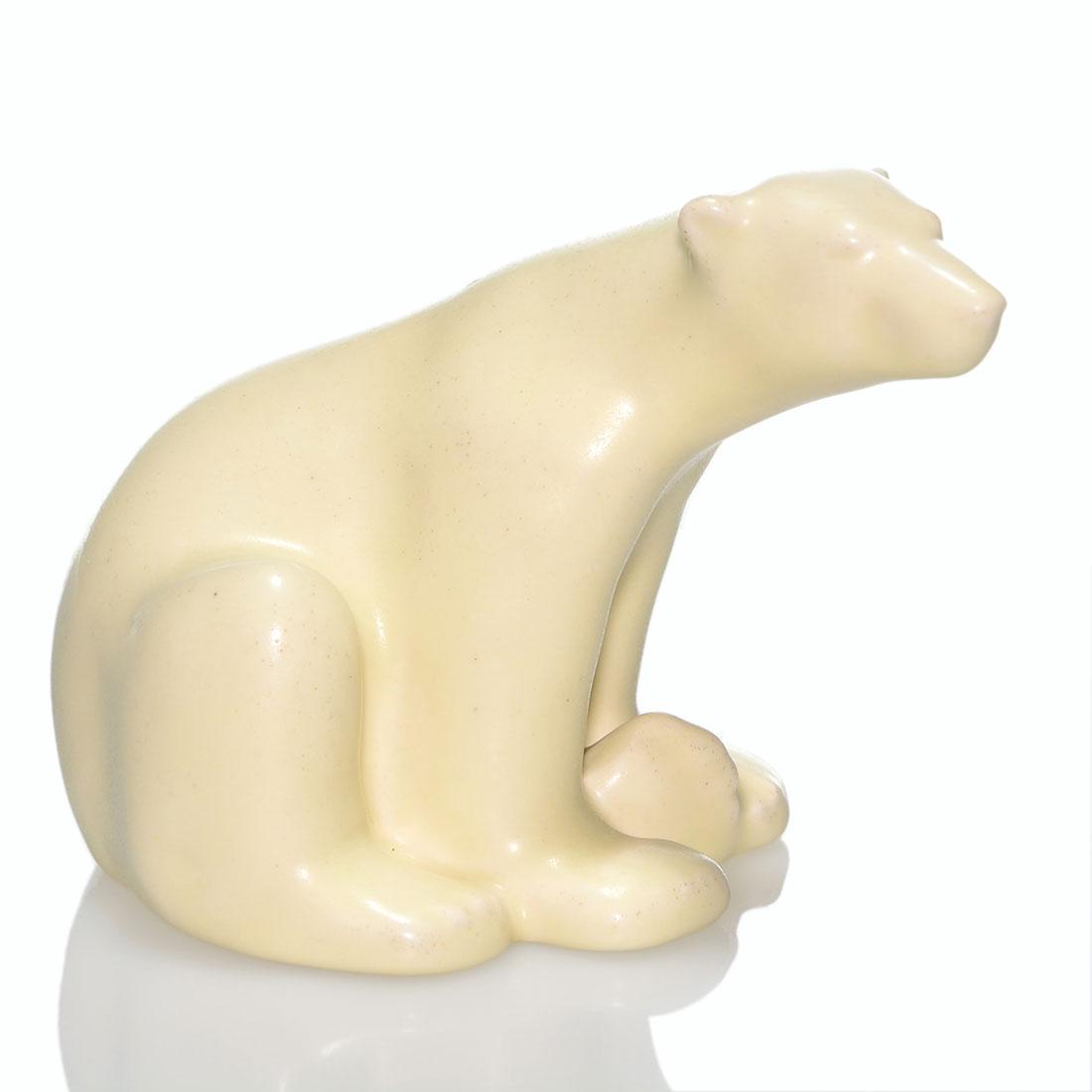 Rookwood 4” Polar Bear figure, Ivory, 6484, 1948, 4" (1 of 2)