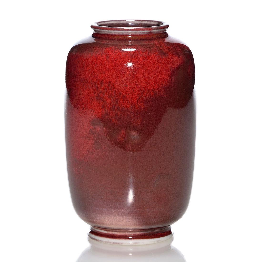 Rookwood Oxblood vase, 1938, S, 5 7/8” (1 of 2)