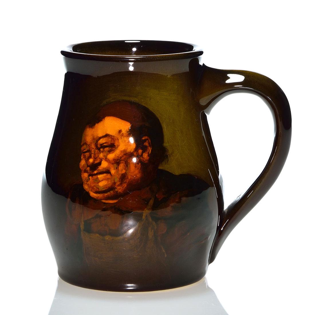 Rookwood Standard mug, monk, Felton, 1903, 5 5/8” (1 of 2)