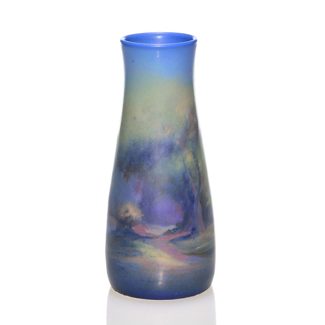 Rookwood Scenic Vellum, Rothenbusch, 1923, 950F, 6" (1 of 2)