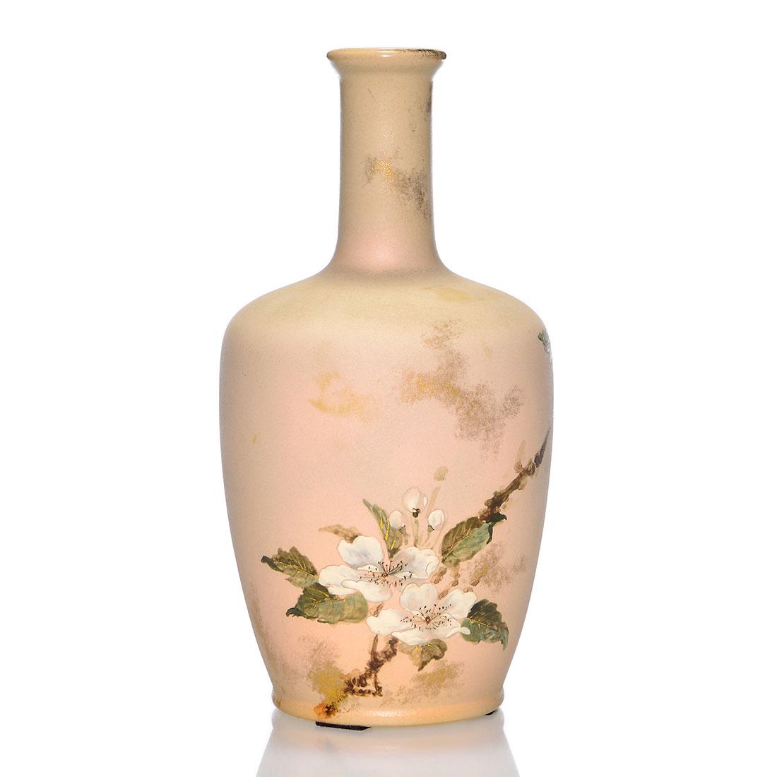 Rookwood Dull Finish, floral, Van Briggle, 1887, 8 1/4" (1 of 2)