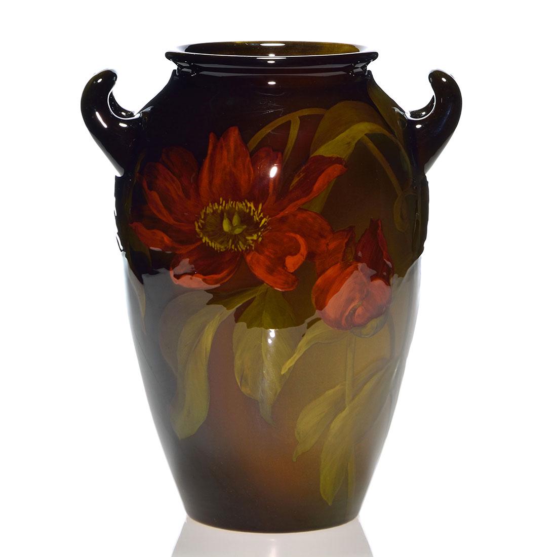 Rookwood Standard floral, Sprague, 1902, 581 D, 11 3/8" (1 of 2)