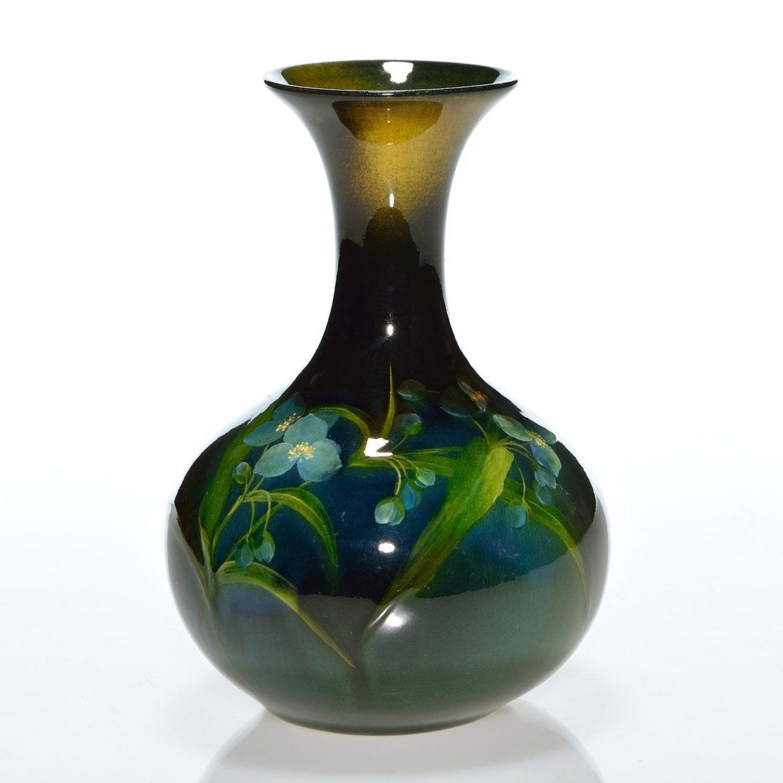 Rookwood Standard floral vase,Baker,1894, 337 E, 6 (1 of 2)