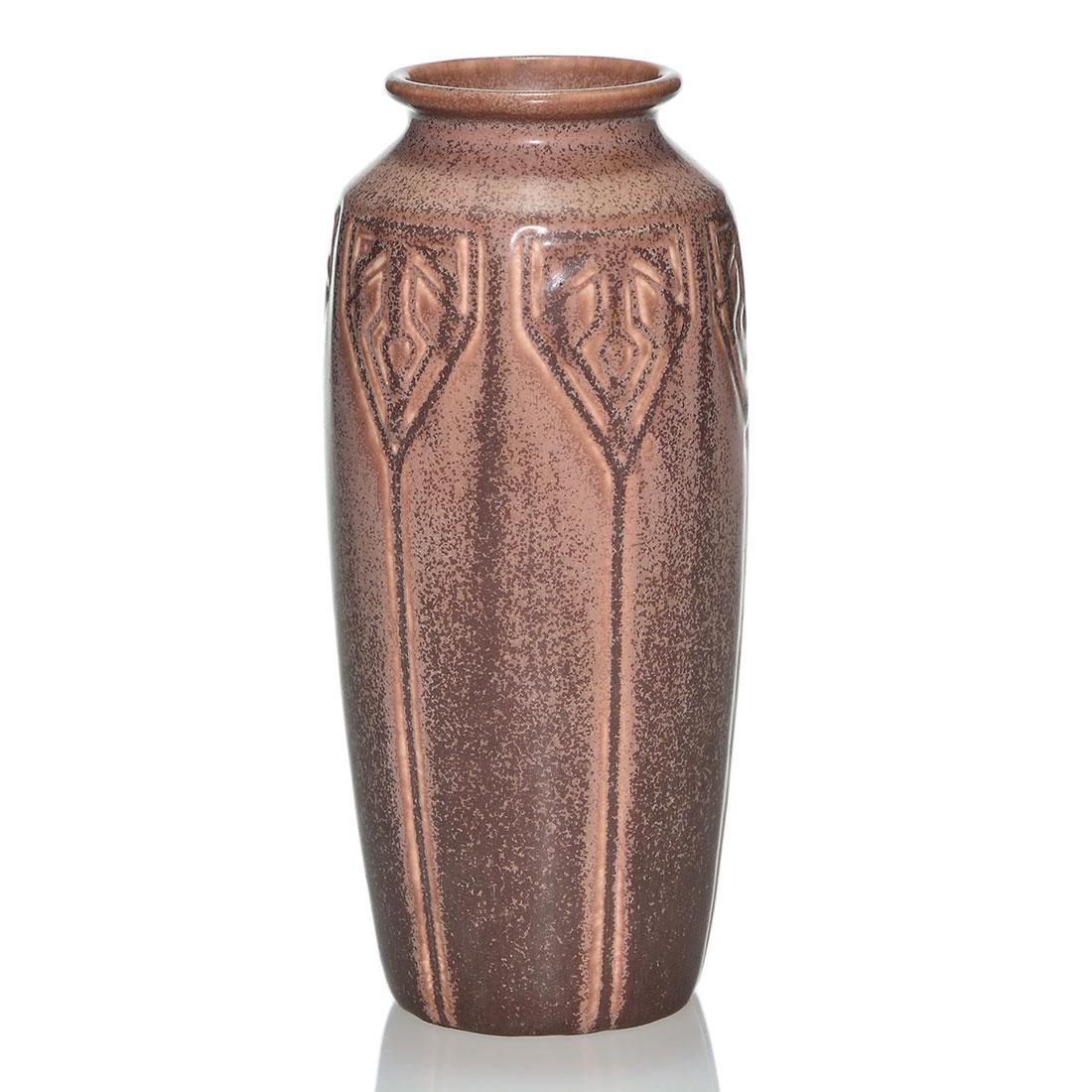 Rookwood production mat vase, 1924, 2393, 8 3/4” (1 of 2)