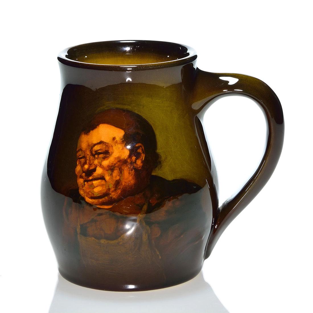 Rookwood Standard mug, monk, Felton, 1903, 5 5/8” (1 of 2)