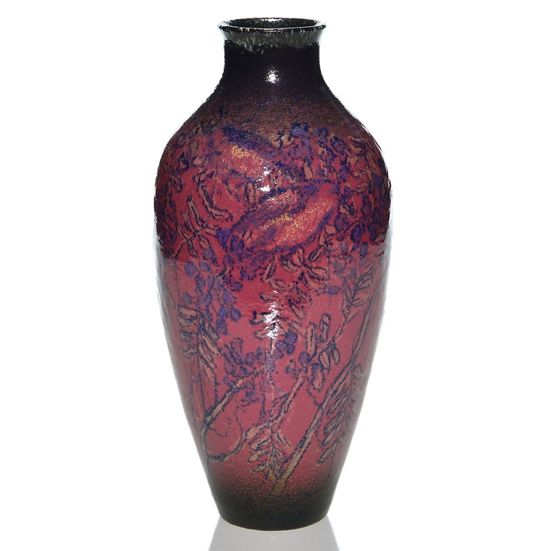 Rookwood Porcelain, exotic birds, Hurley, 1922, 11 (1 of 3)