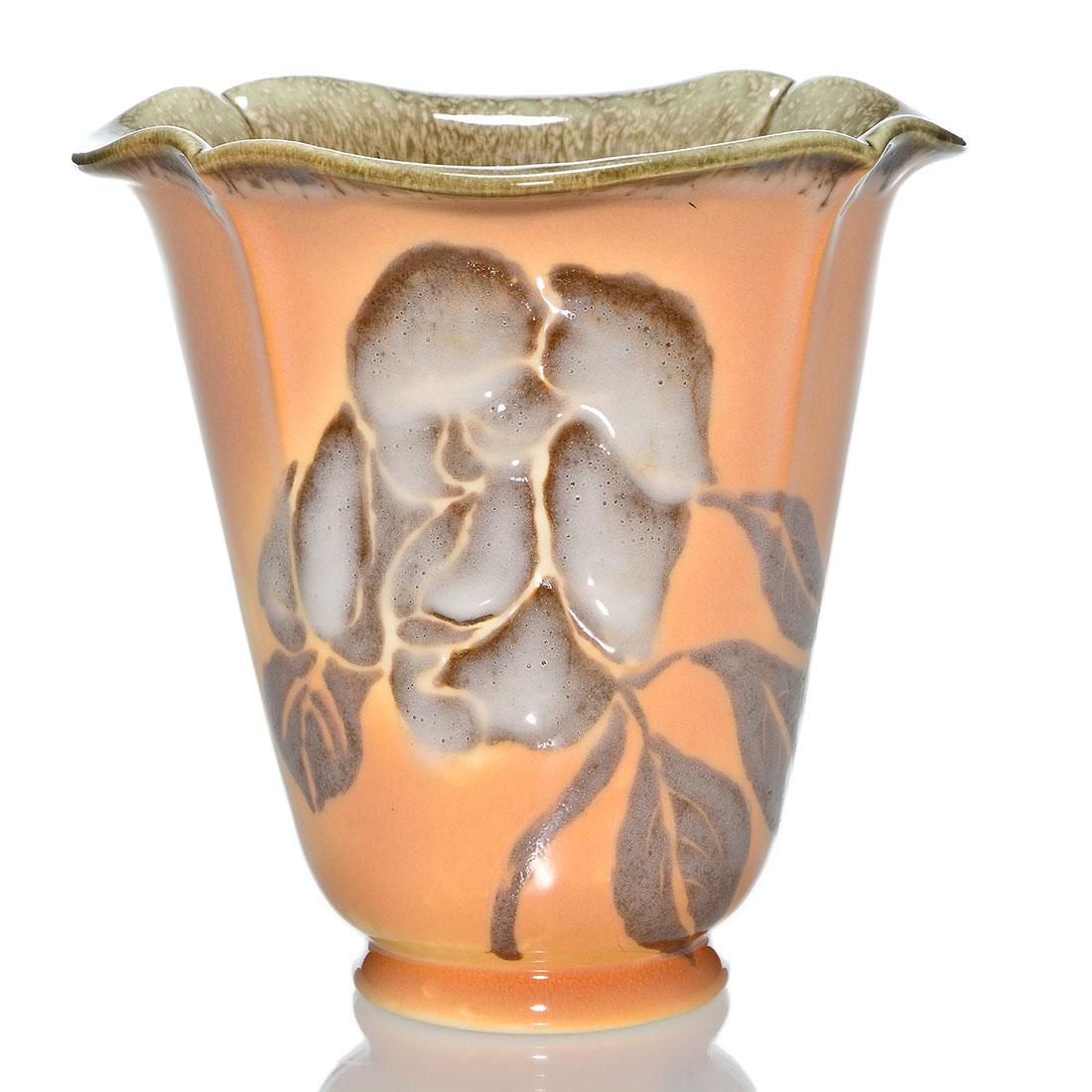 Rookwood Porcelain floral vase, Holtkamp, 1946, 7 (1 of 2)