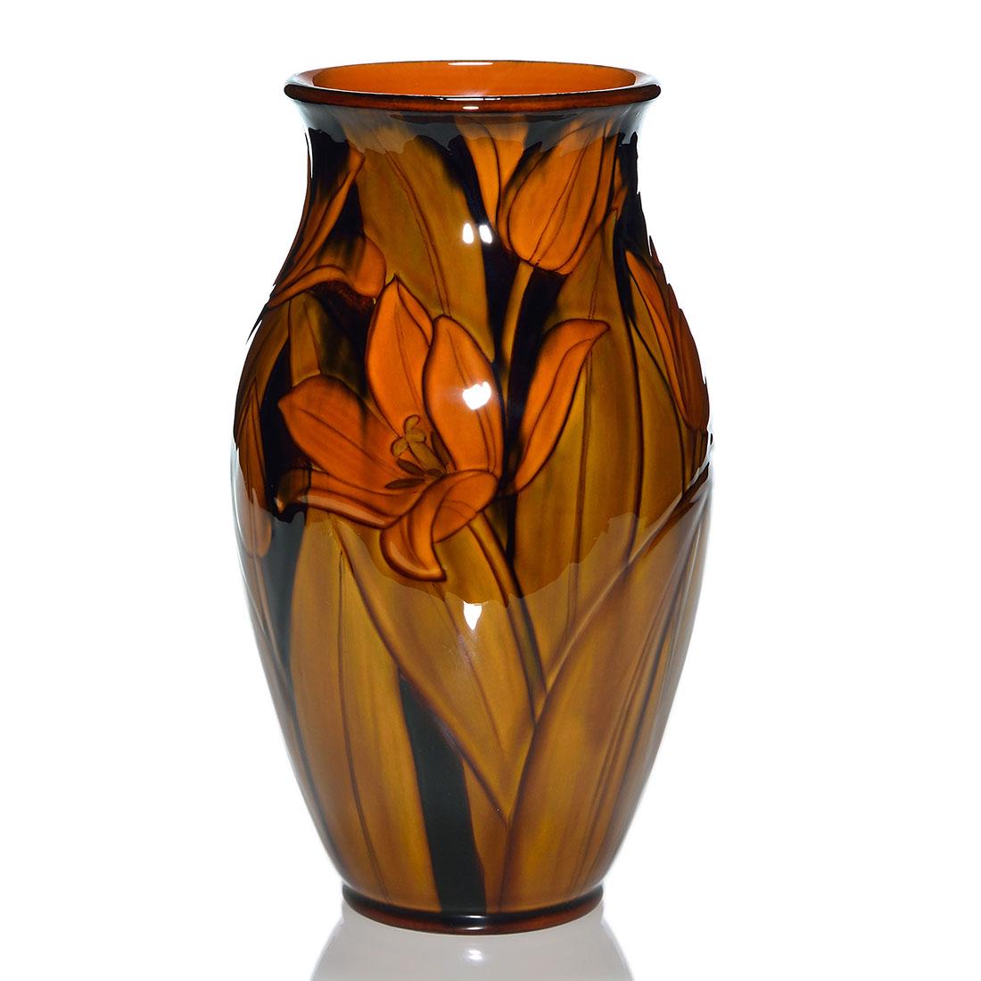 Rookwood hand colored production, Asbury,1929,10 (1 of 3)