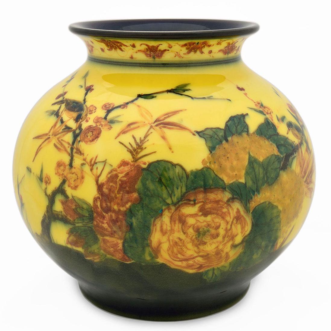 Rookwood Yellow Tint Porcelain vase, Epply, 1923, 9 (1 of 5)