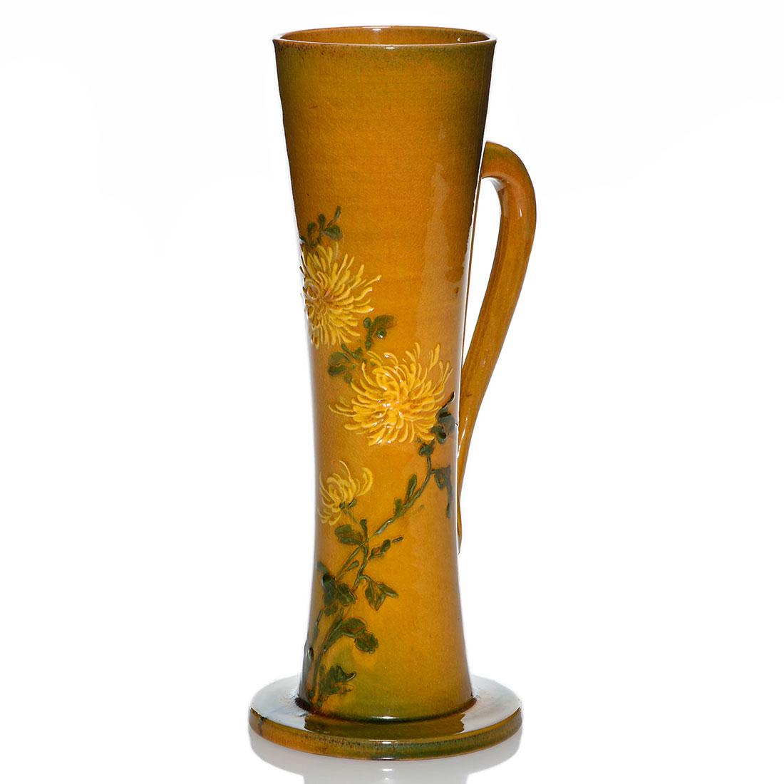 Rookwood Standard vase, handles, Fry, 1886, 292,10 (1 of 4)