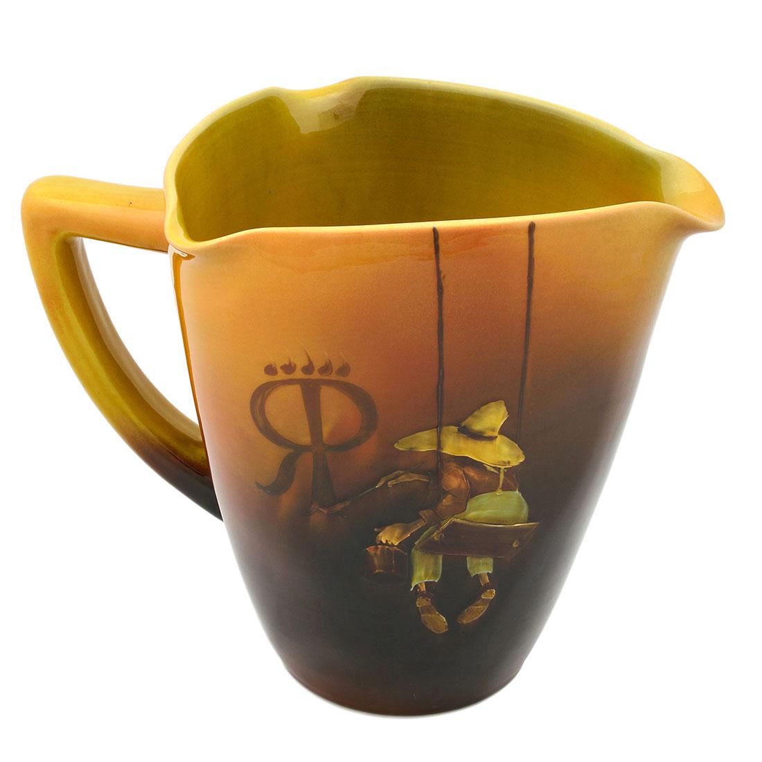 Rookwood Standard Pitcher, RP Logo, Daly, 1891, 7 (1 of 4)