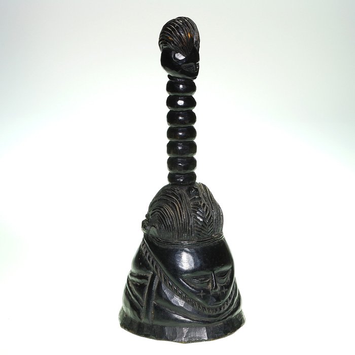 Carved Liberian Head Piece, ca. 1952, 15 1/2”