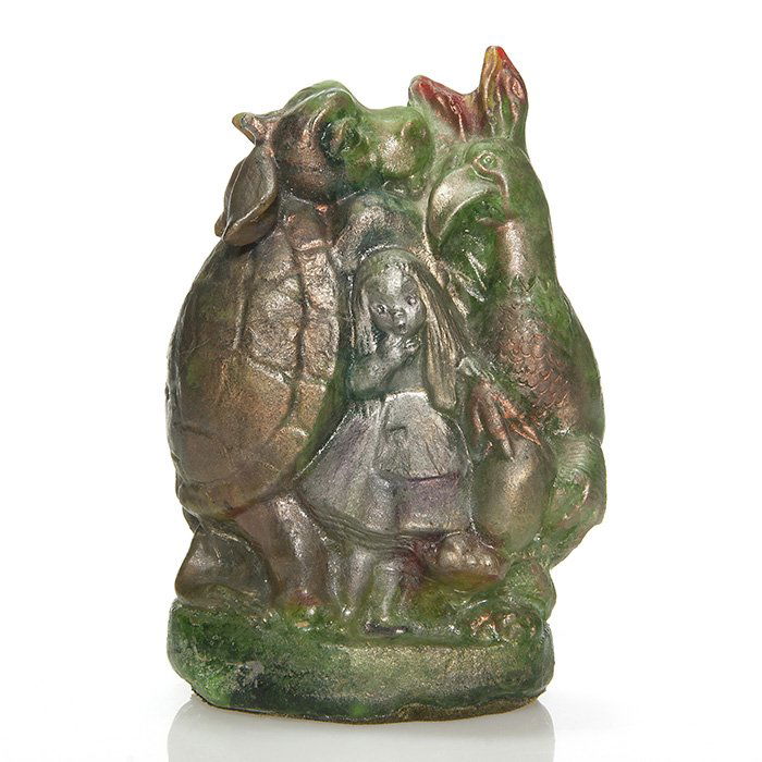 Edris Eckhardt Alice in Wonderland pate-de-verre, 6 (1 of 1)