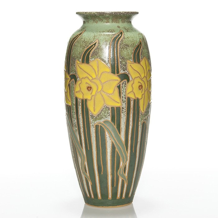 Common Ground vase, jonquils, 10 7/8", 2011 (1 of 1)