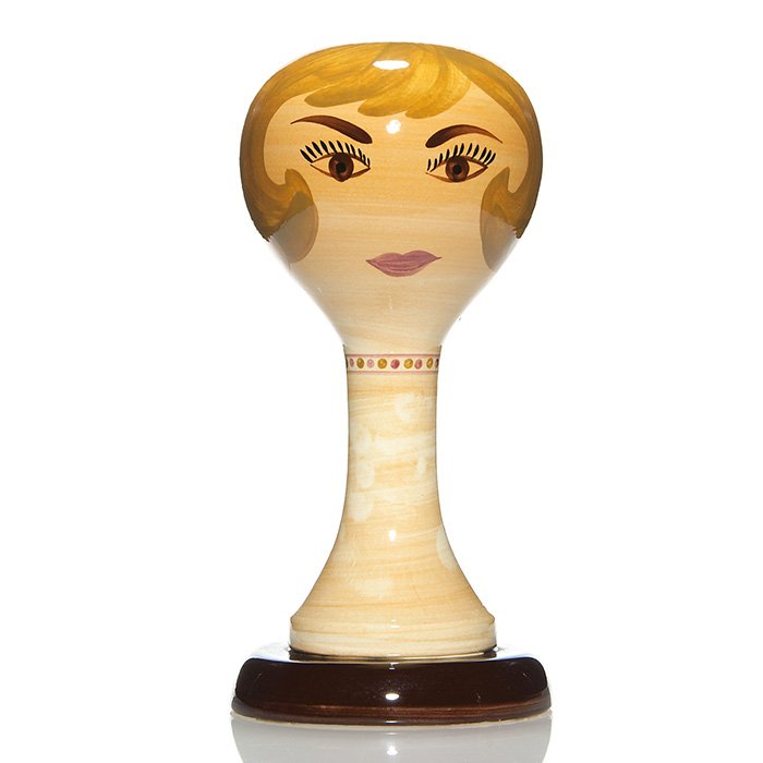 Stangl wig stand, 13 1/2" (1 of 1)