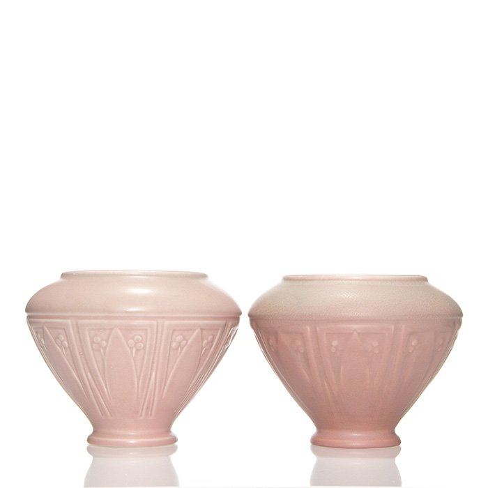 Pair Rookwood production vases,1926 & 1927, 5 1/2" (1 of 1)