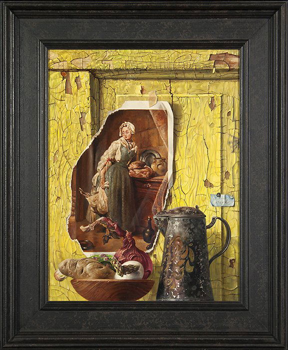 Aaron Bohrod still life, O/B, 18"x14" (1 of 5)