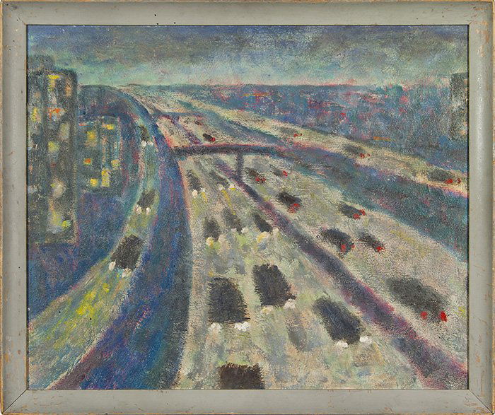 William Marks O/B, Detroit Freeway, 24" x 29" (1 of 3)