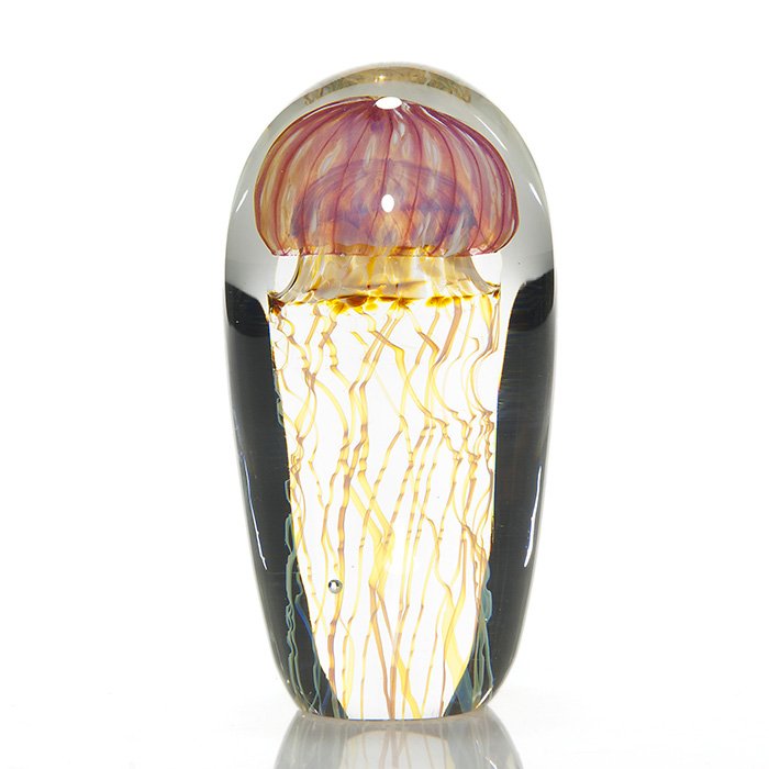 Satava Jellyfish paperweight, 4 3/4", signed (1 of 1)