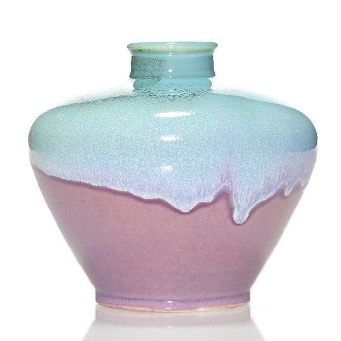 Rookwood glaze effect vase, 1932, 6310, 4 7/8" (1 of 1)