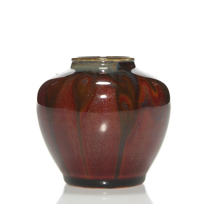 Rookwood glaze effect vase, 1932, 6307 F, 3" (1 of 1)