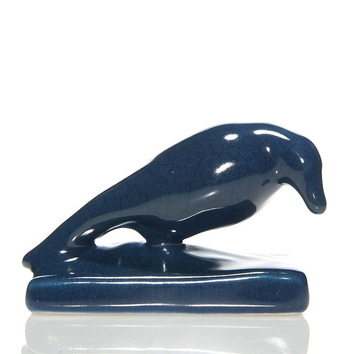 Rookwood Rook paperweight, 1916, 1623, 2 3/4" (1 of 1)
