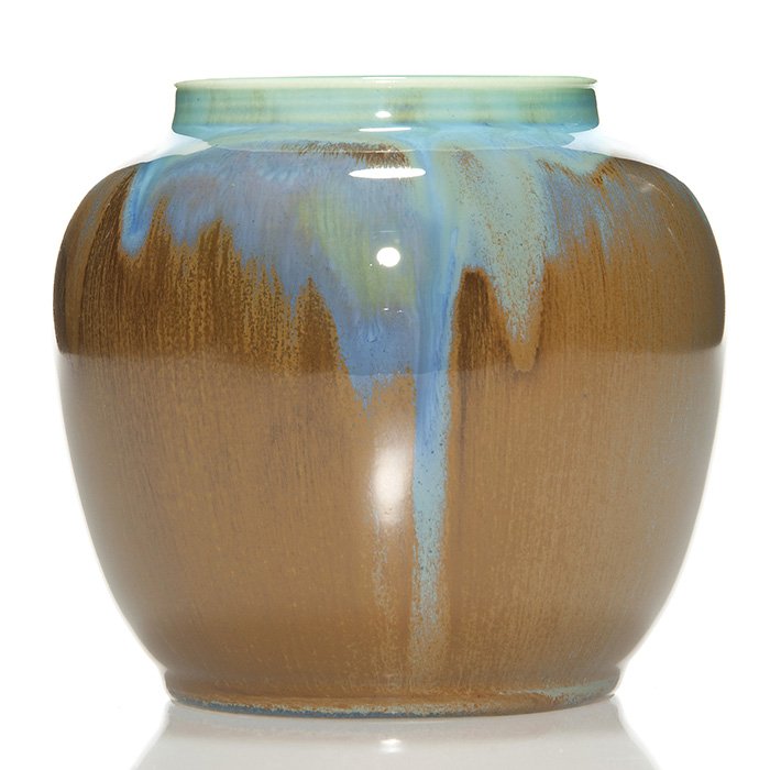 Rookwood glaze effect vase, 1932, 6319 D, 4 5/8" (1 of 1)
