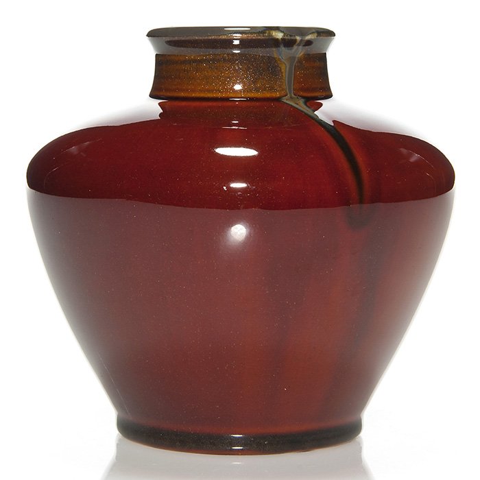 Rookwood glaze effect vase, 1932, 6318 C, 5 1/8" (1 of 1)