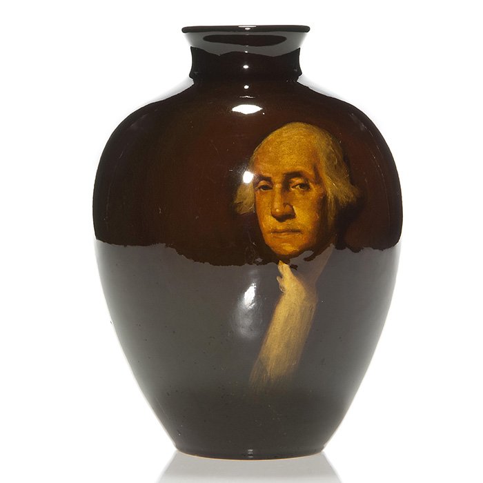 Rookwood Standard vase,George Washington, 8 1/4" (1 of 1)