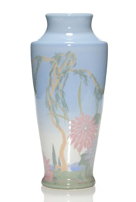 Rookwood Procelain scenic, Conant, 1920, 9 1/2" (1 of 2)