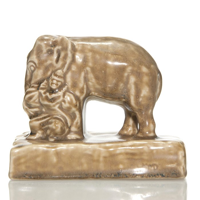 Rookwood "Elephant and Clown" PW, 1923, 3 3/8" (1 of 1)