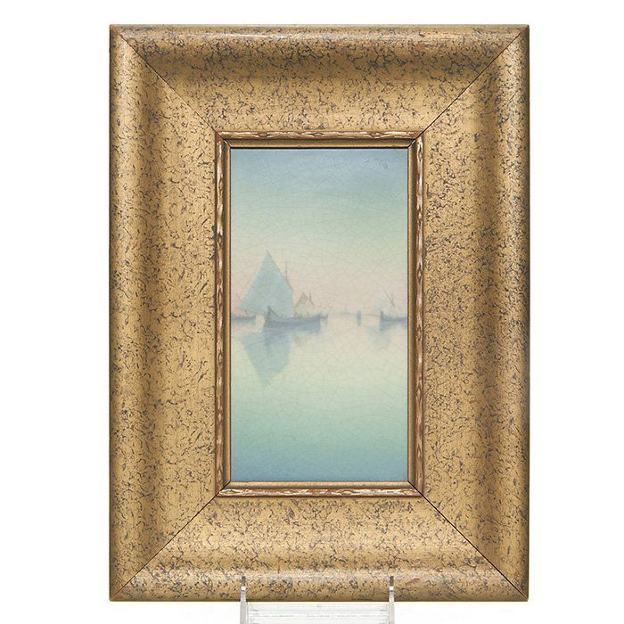 Rookwood Vellum plaque,Schmidt, '20,8 5/8"x 4 7/8" (1 of 1)