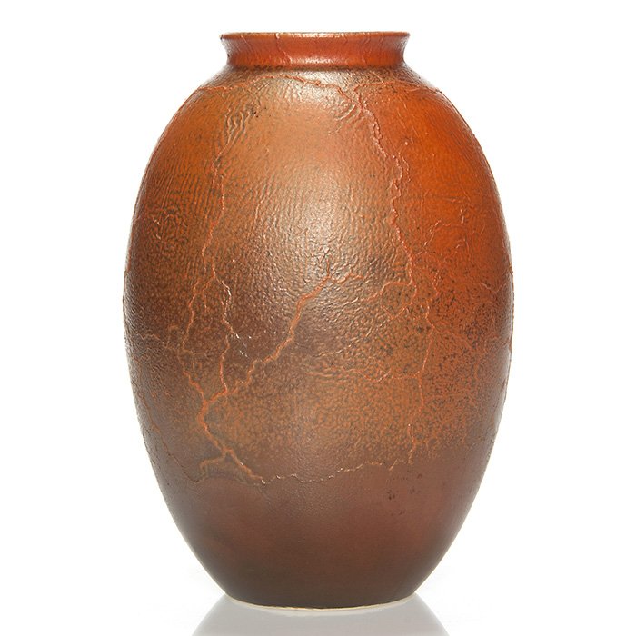 Rookwood Uranium glaze vase, 1961, 10 1/8" (1 of 1)