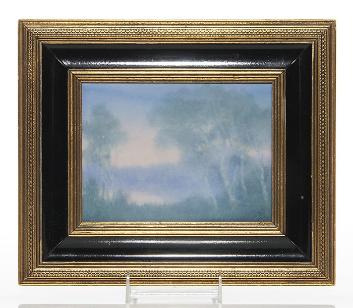 Rookwood Vellum plaque, Hurley, 1926, 6" x 7 7/8" (1 of 1)