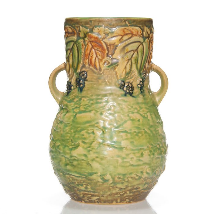 Roseville Blackberry vase, 575-8", 8 1/8" (1 of 1)