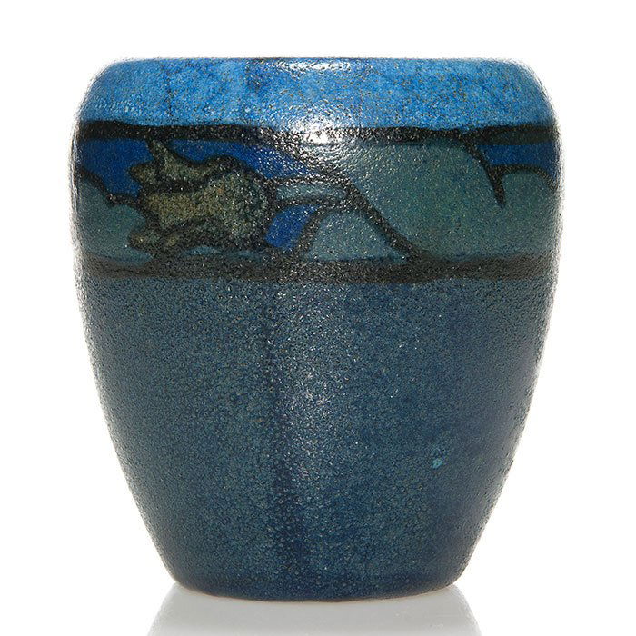 Paul Revere mat finish vase, tulips, 4 5/8" (1 of 1)