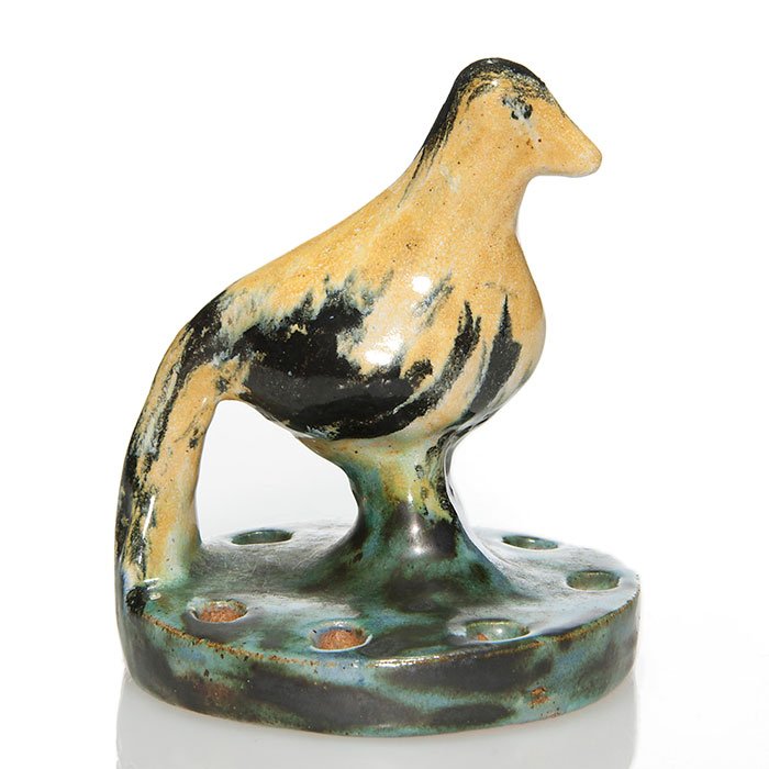 Byrdcliffe Bird flower frog, 4 7/8" (1 of 1)