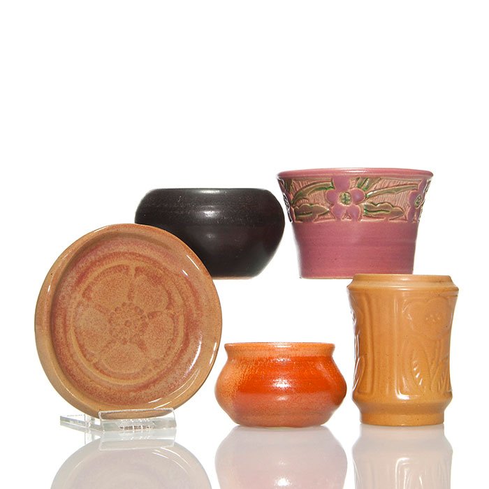 Group of 5 small UND vases, tallest 3" (1 of 1)