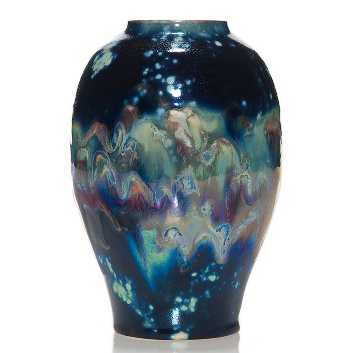 Paul J. Katrich luster glaze vase, # 1544, 6 3/8" (1 of 1)