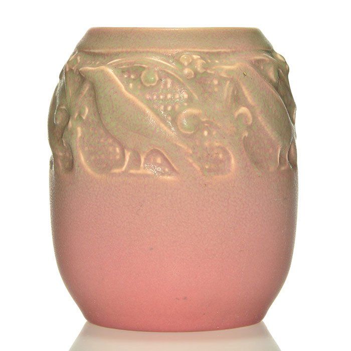 Rookwood Production vase,Rooks,1922, 2174, 5 1/2" (1 of 1)