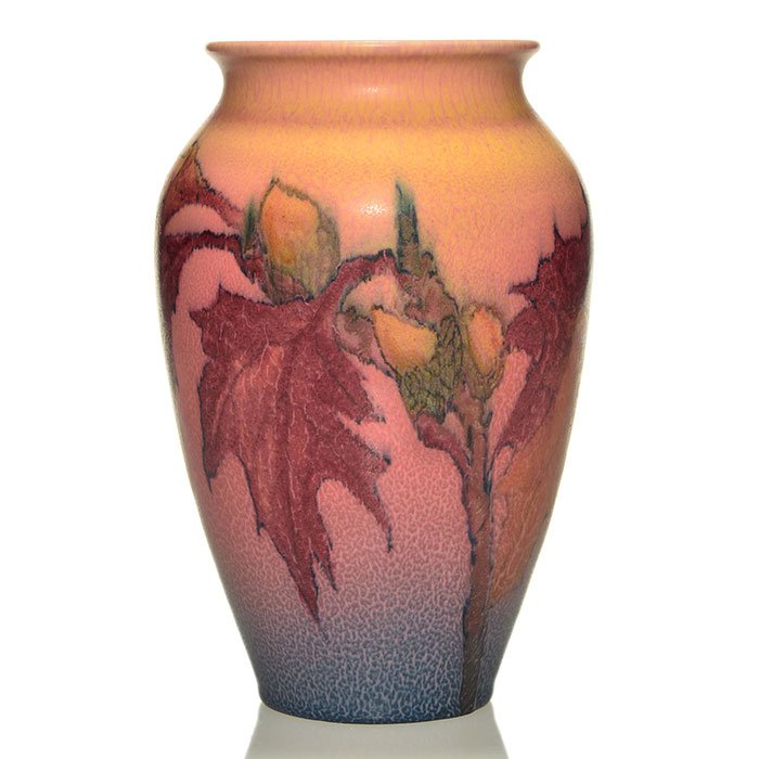 Rookwood mat vase, Lincoln, 1927, 2996, 8 5/8" (1 of 1)