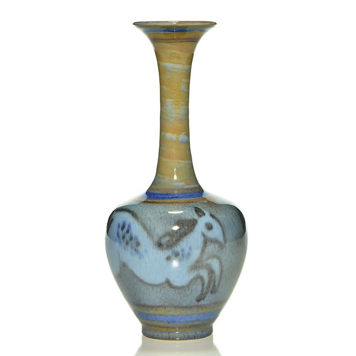 Rookwood Design Crystal vase, Jensen, 1946, 9 3/4" (1 of 1)